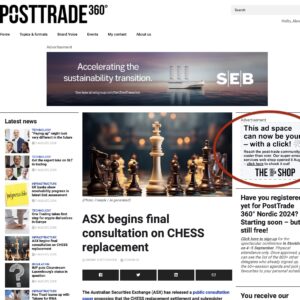 PostTrade 360° single-post right-hand column top, 100% share of voice